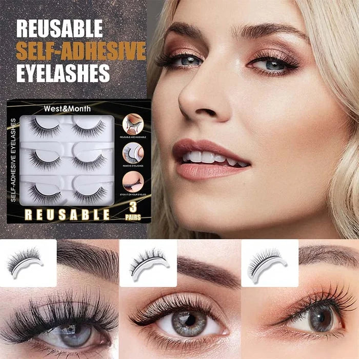 🔥Reusable Self Adhesive Eyelashes