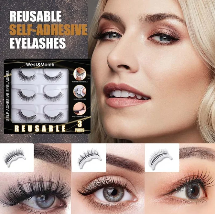 🔥Reusable Self Adhesive Eyelashes